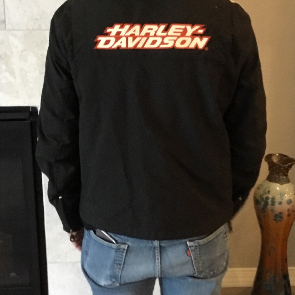 Mens Harley Davidson jacket mint condition size M - Picture 4 of 8